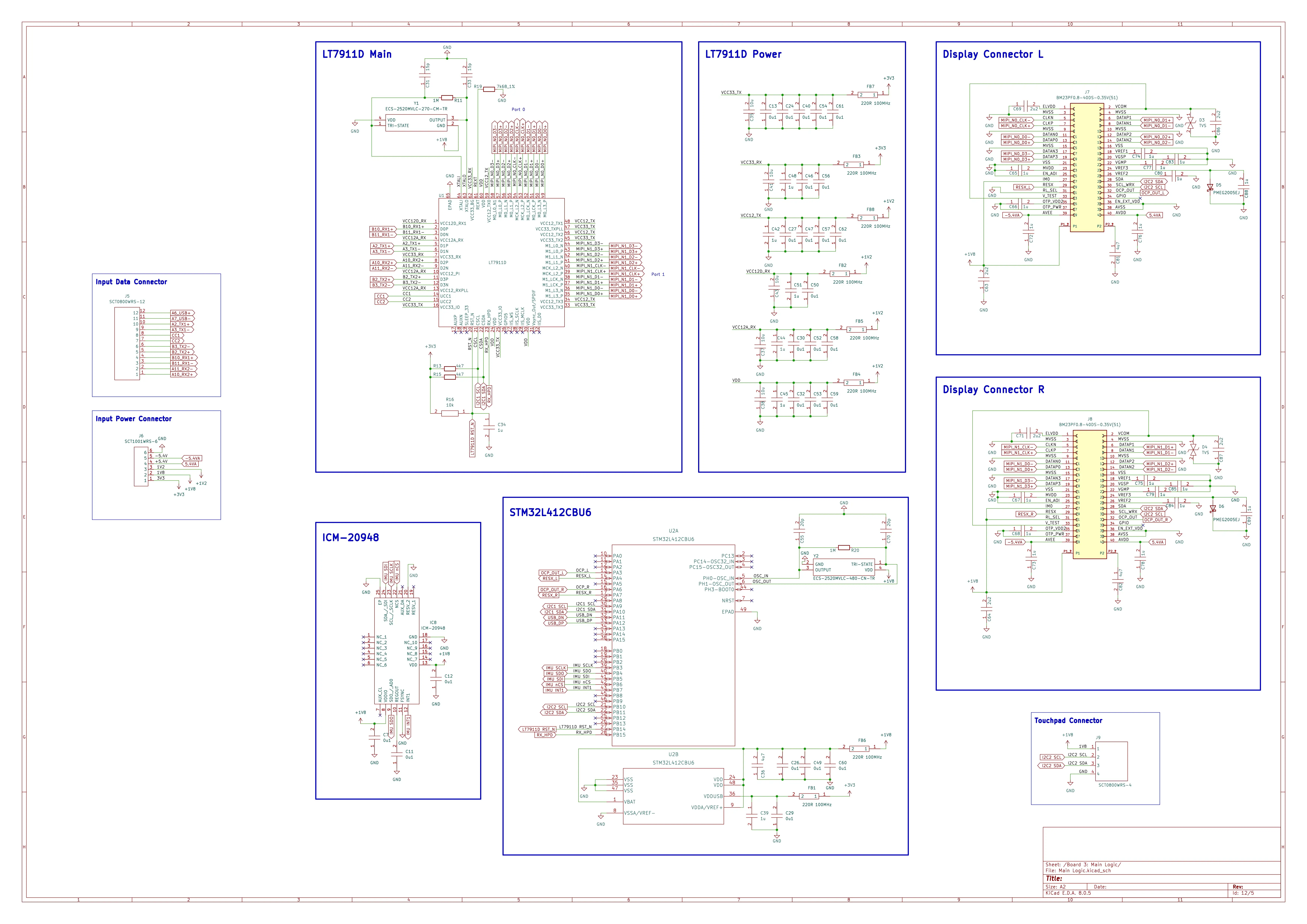 Main board schematic