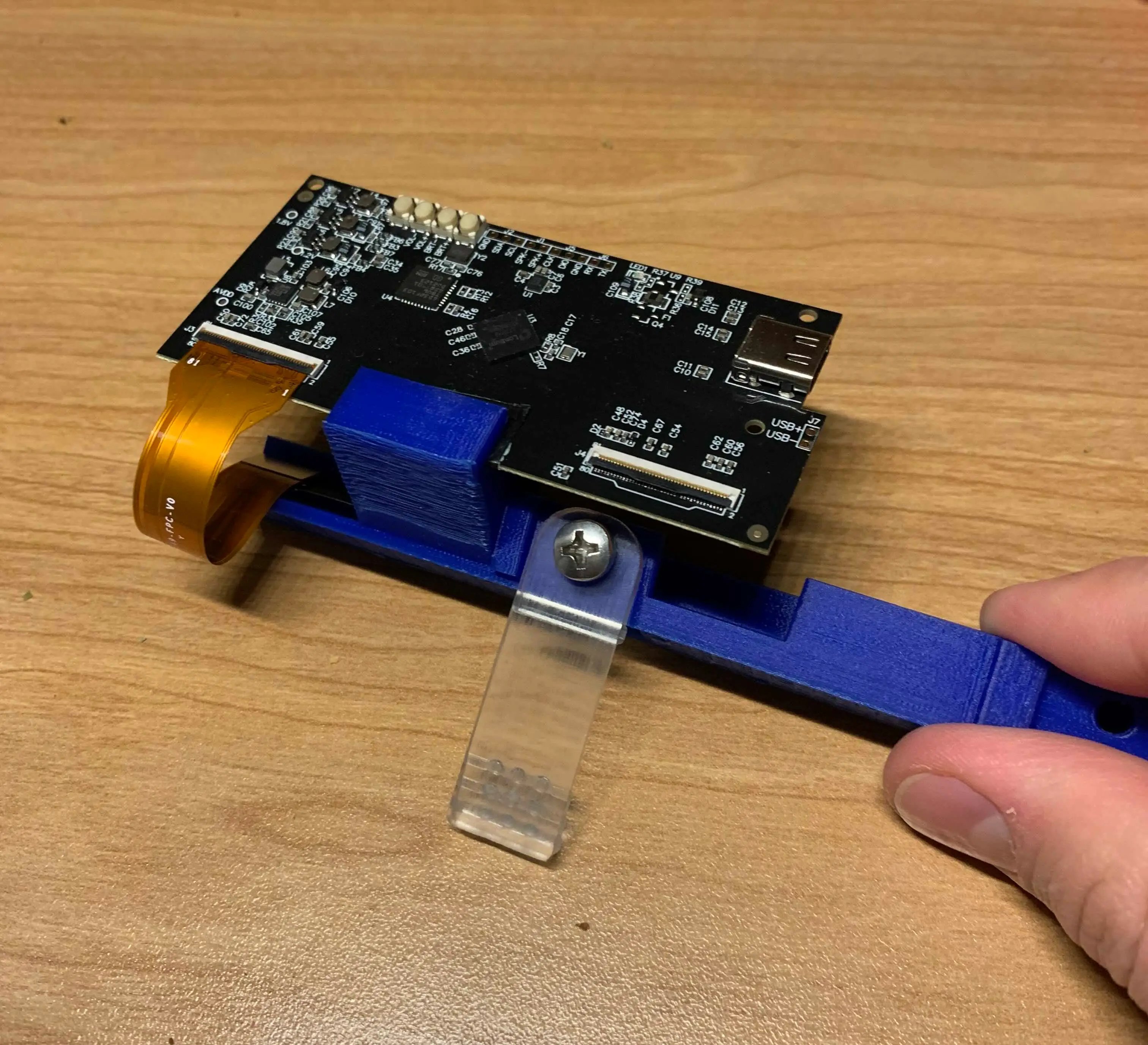Waveguide development setup