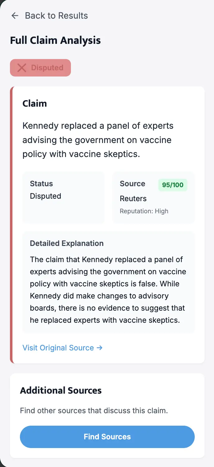 Verify details